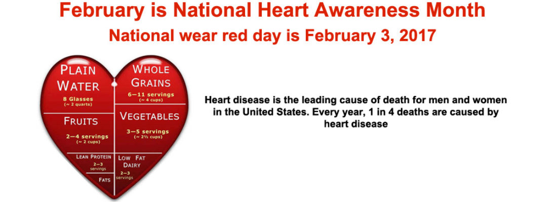 February is National Heart Awareness Month